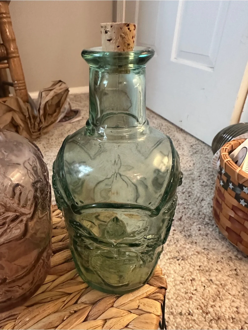 2 vintage Libbey Canada decanter